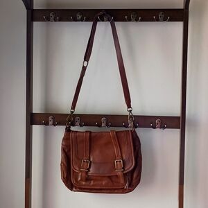 The Sak - Vintage Leather Messenger Bag